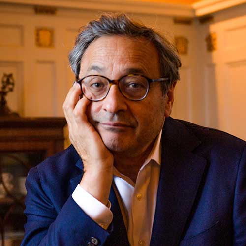 A portrait of Andrew Delbanco, Chair of the Board of Advisors